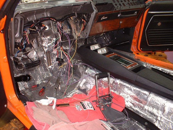 RCS 69 Camaro under dash wiring